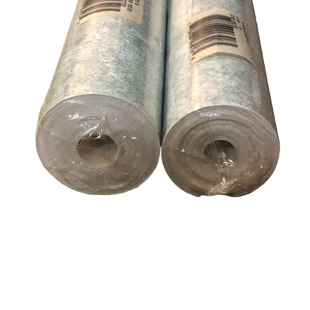 Vintage International Wallcoverings Wallpaper NEW 2 Bolts Green Cream Slight Gra